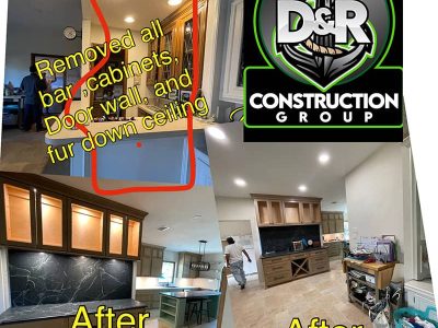 Kitchen Cabinet, Wall and Ceiling Renovation